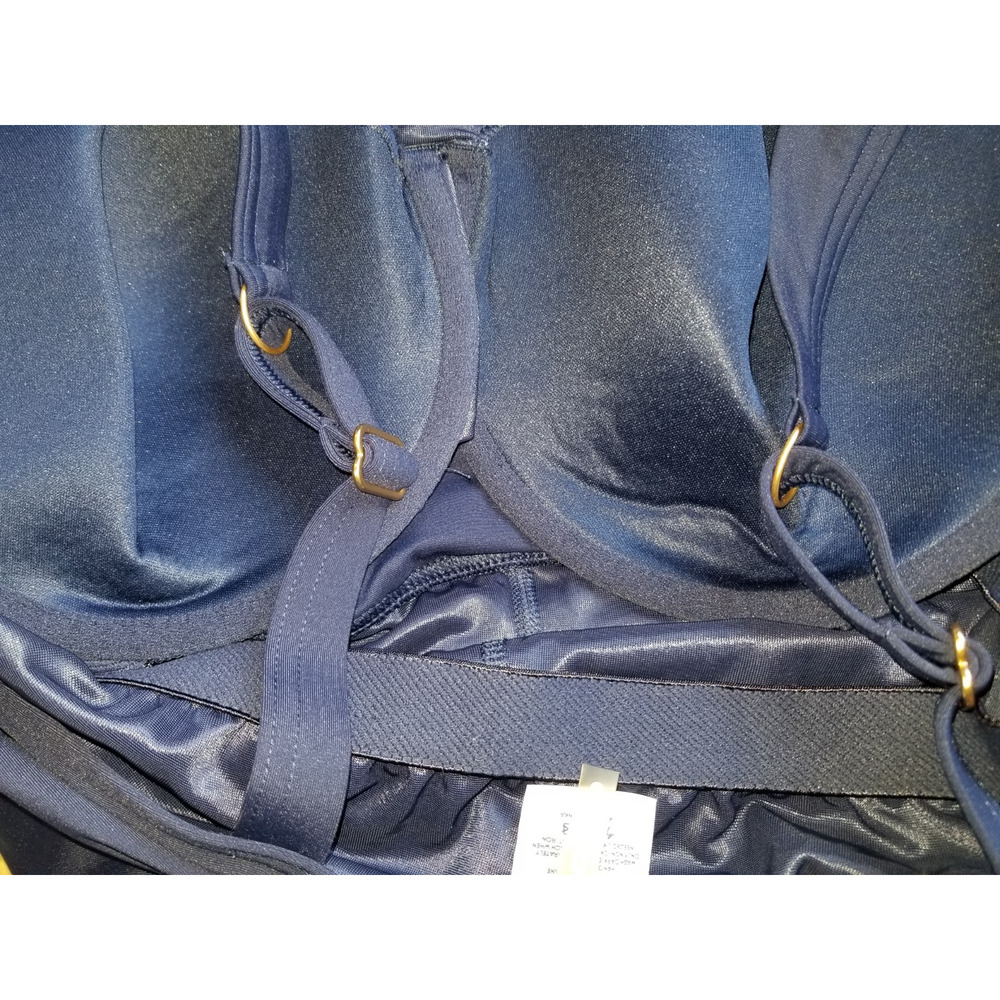 Womens Swim Dress-LANDS' END-'Deep Sea Navy' 'Tummy Control UPF 50'-16W - Picture 5 of 6